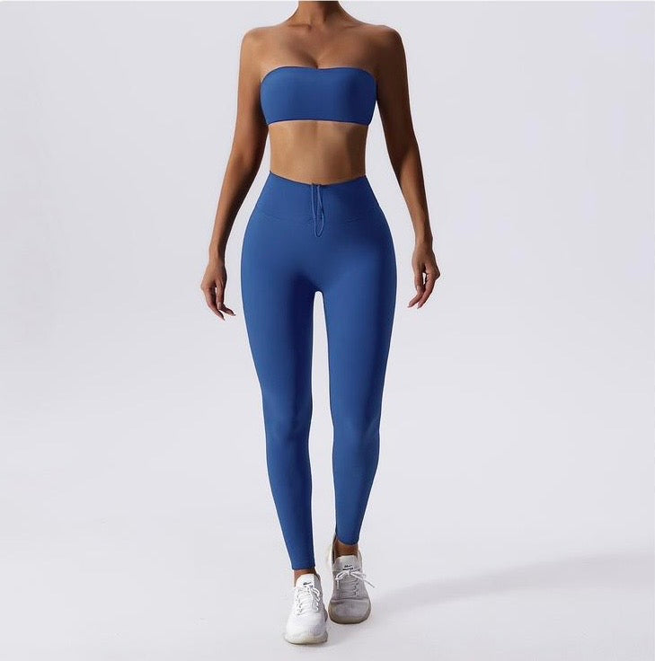 GY CROP TOP SCRUNCHED LEGGING SET (Pre-Order)