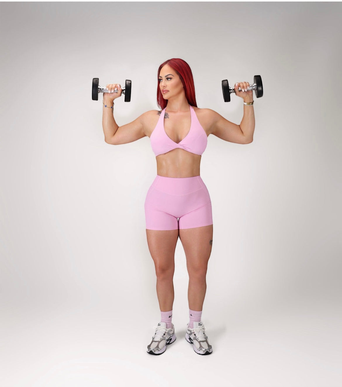 Sculpted Rose Pink Set