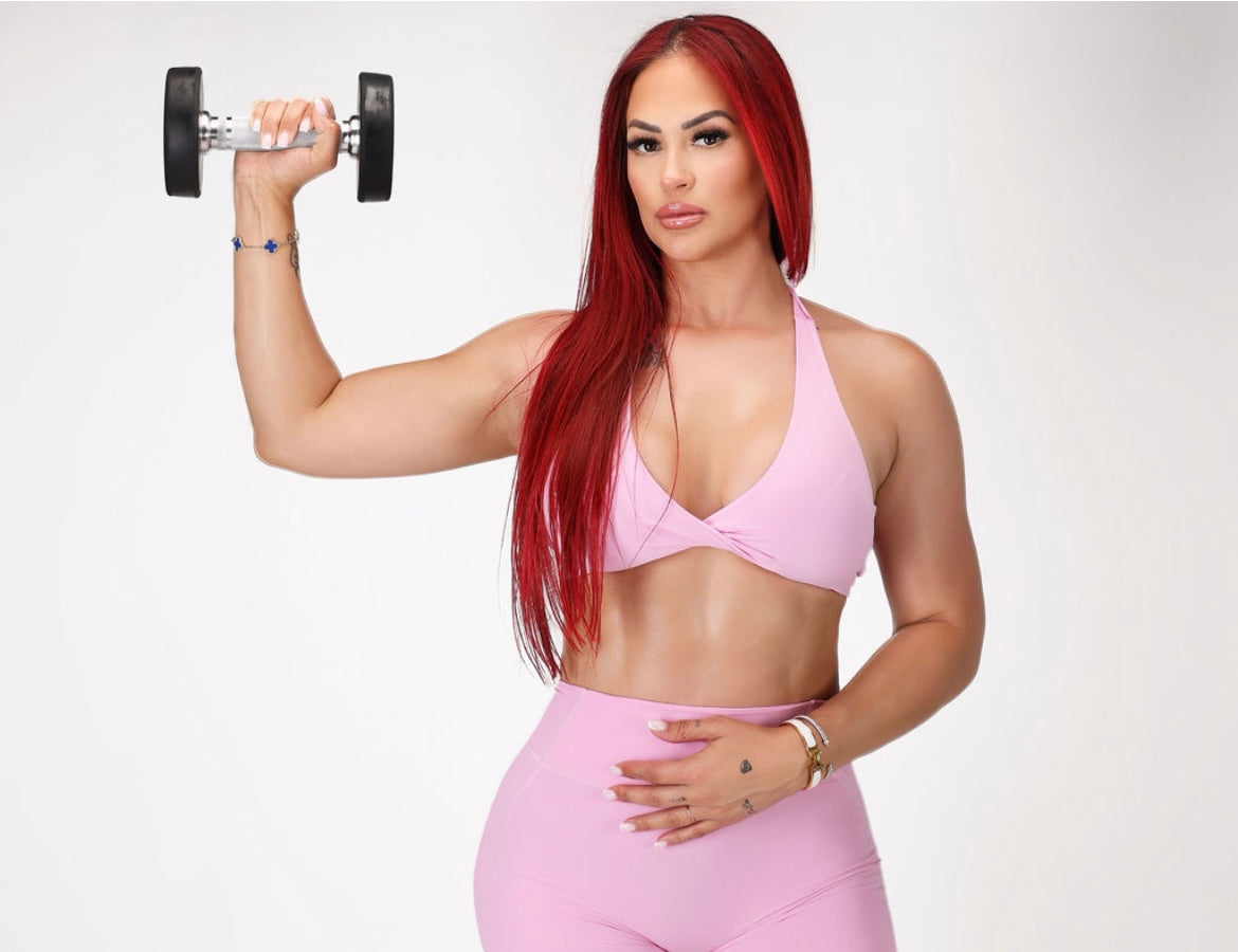 Sculpted Rose Pink Set