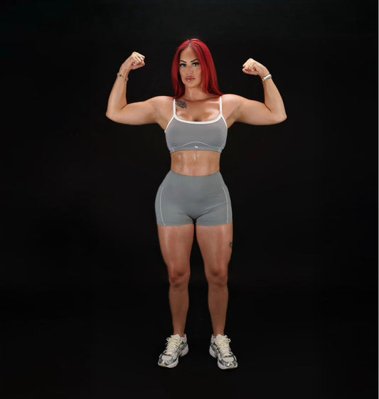 GY’s Fifty Shades of Gray” Two-Piece Short Set